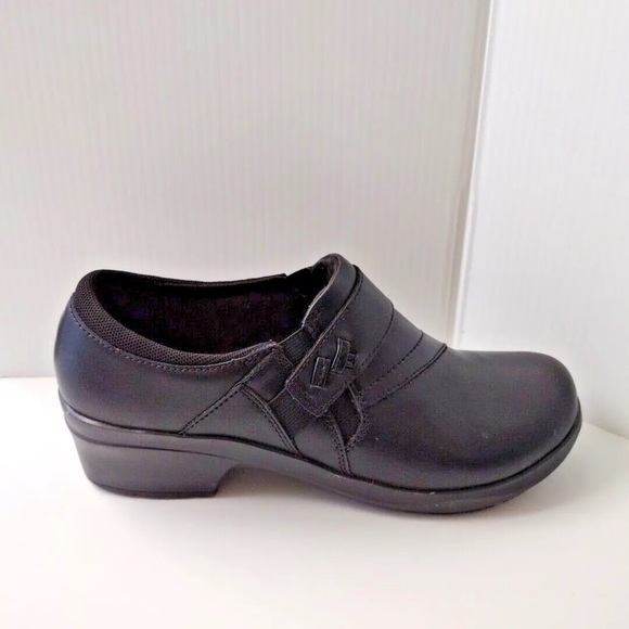 Clark’s collection ULTIMATE comfort ANGIE PEARL BLACK LEATHER Upper CUIR NOIR - Picture 7 of 16